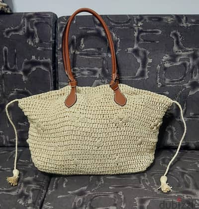 H&M Handmade straw bag