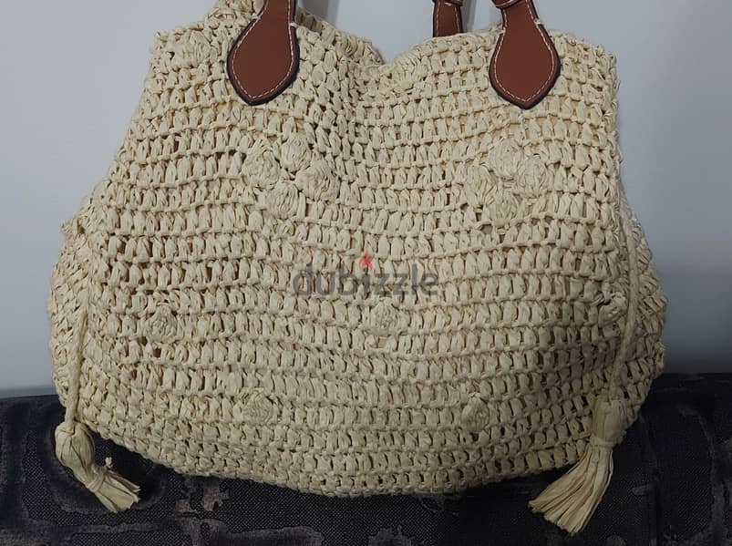 H&M Handmade straw bag 1