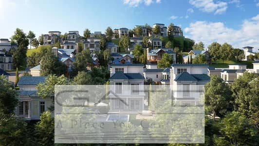 Resale – For sale: lowest price 250 sqm I-Villa Garden in a prime location with a premium view in Mountain View Aliva Mostakbal City.