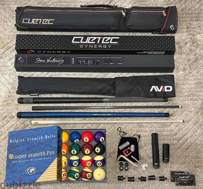 CueTec Pool Billiards Set - طقم بلياردو إحترافي كامل