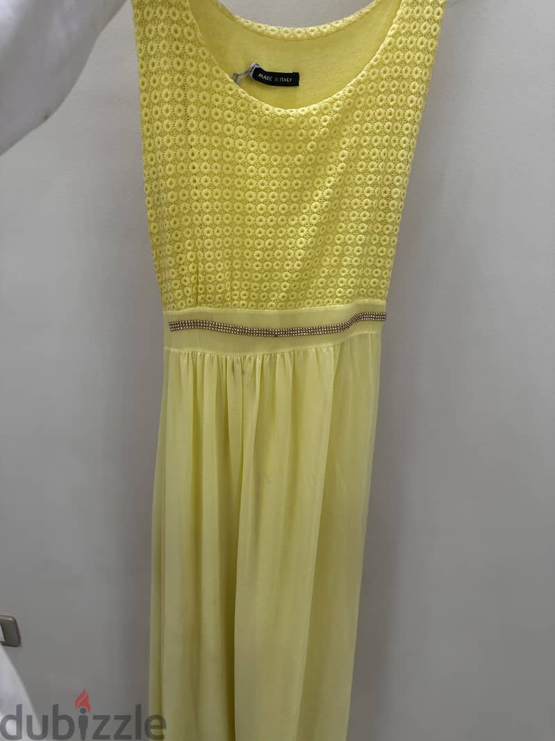 Yellow maxi dress 2