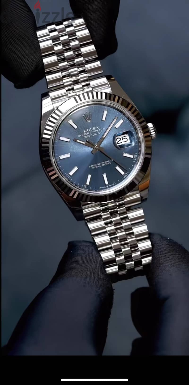 Rolex datejust blue master original 6