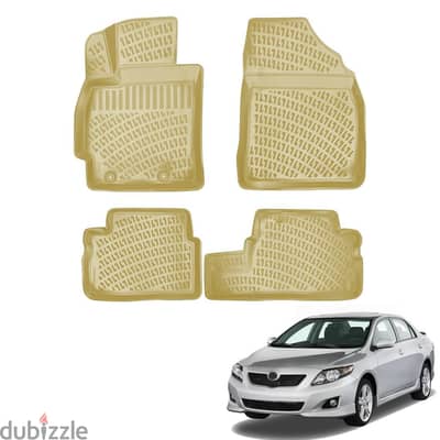 Sahler TPU Mats Toyota Corolla 2008-2013 beige