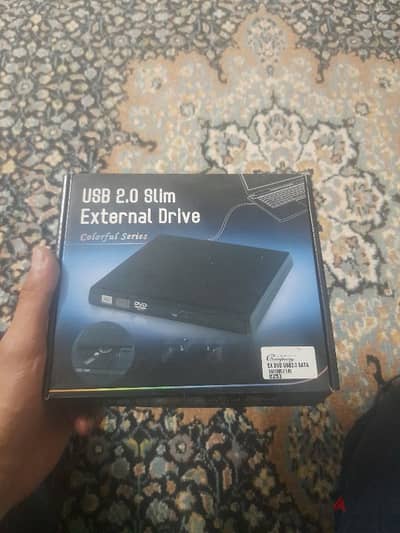 مشغل أقراص خارجي USB 2.0 Slim