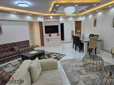 Furnished apartment for rent in Degla View compound in front of Carrefour Maadi
