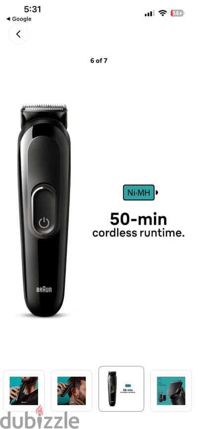 Braun trimmer
