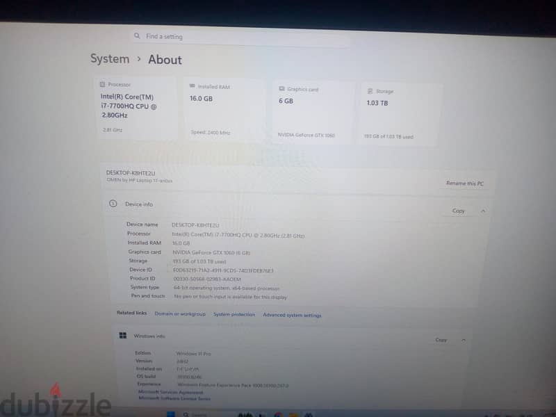 labtop hp omen 17 5