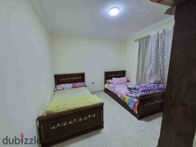 شقه للايجار مفروش في حدائق اكتوبر مطلوب ٩ لف