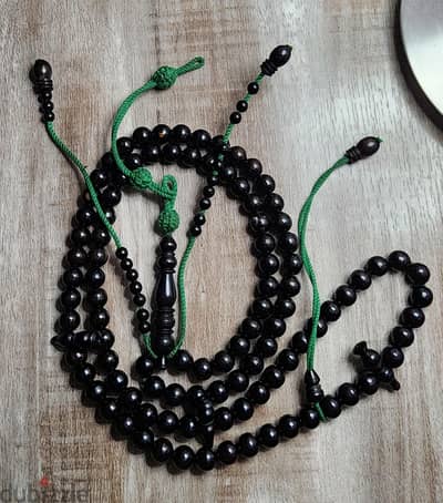 سبحة ابانوس اسود ١٠٠ حبة ١٠ مللى