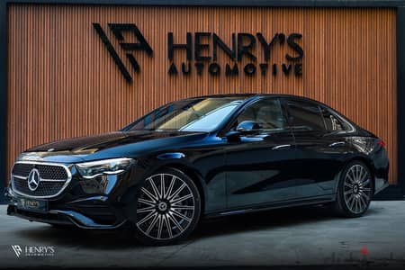 Mercedes E200 AMG Fully Loaded