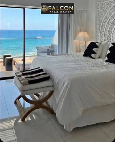 Distinguished chalet for sale in Sea Shore Village, Ras El Hekma  Prime location in the heart of Ras El Hekma on the bay  Area: 90 m (2 bedrooms)  Ful