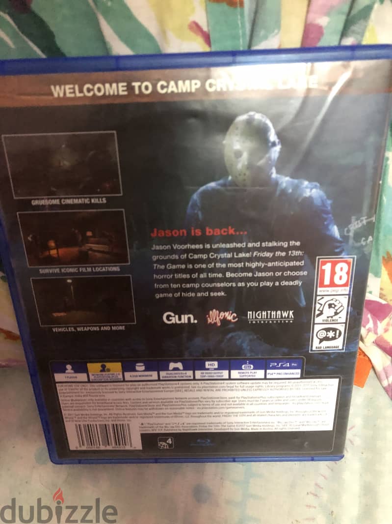 Friday the 13th ps4 cd 2