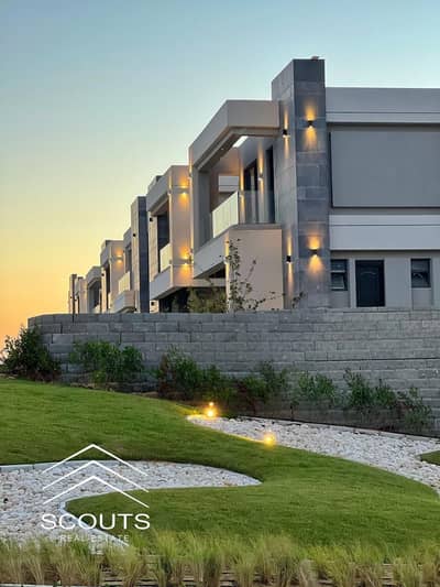 Chalet with roof, 145m², 3 bedrooms, fully finished, direct sea view, for sale in La Vista Ras El Hekma - North Coast