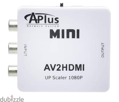 محول AV إلى HDMI 1080P جديد بالكرتونة