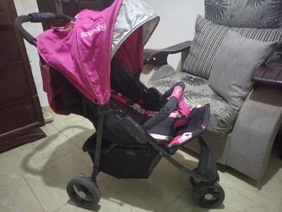 عربة أطفال من ماركة سي بيبي (SeeBaby)،