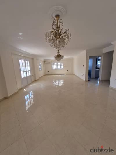 300sqm Apt for Rent in Public Security Compound | Full Floor with Kitchen & ACs | Behind Mirage City 1st Settlement | 4 Bedrooms Massive Layout