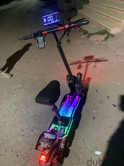 سكوتر الوحش 1500W الجديد 48V X15 شبه جديد استخدام 5 شهور