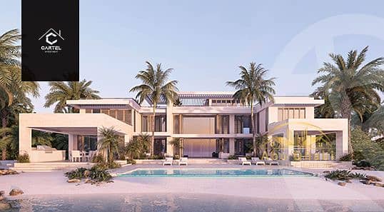 Own a standalone villa, S2, in the most prestigious location on the North Coast, in the South Med project by Talaat Moustafa, with a lagoon view and h