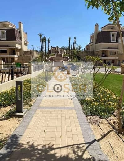 Villa for sale for only 13 million in Sarai compound, with installments over 12 years.