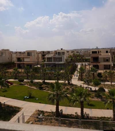 Delivered Family House with Big Area with Special Price in Palm Hills New Cairo Prime Location Overlooking Landscape Core and Shell