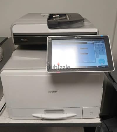 ricoh mpc 307 طابعة ليزر الوان وسكانر وفيدر وفاكس