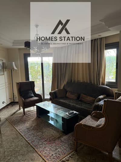 Apartment with garden for rent in Taj Sultan - New Cairo