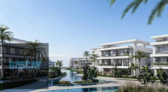 3-bedroom chalet in the North Coast with a 10% down payment – ​​Lagoons + Sandy Beach – International hotels and installments over 12 years