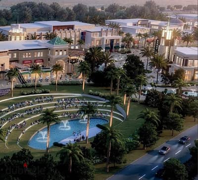 مكتب ادارى 56م open air mall مدينتي بااقل اوفر Madinaty