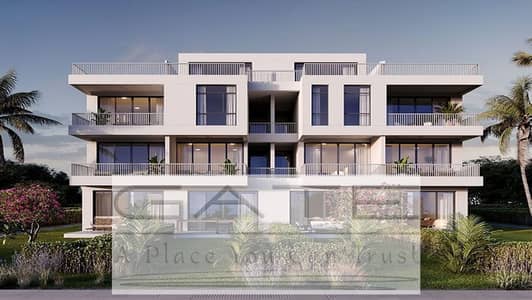Townhouse for sale, corner unit in Cali Coast, North Coast, great location and direct view of the lagoon, fully finished, delivery in 2027.