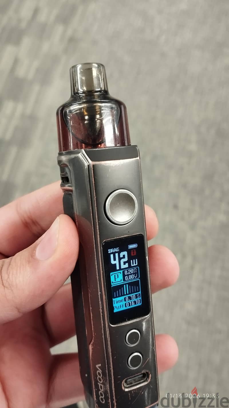 Drag X - 80 Watt Vape - 4 Liquid 1