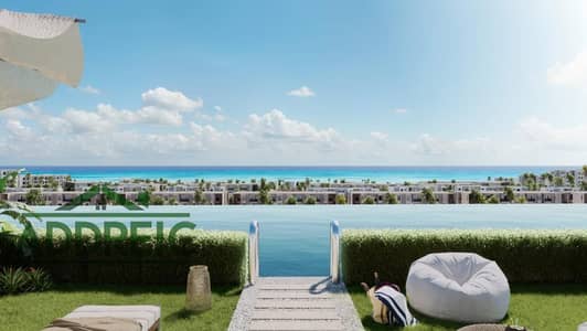 Located in the heart of Ras El Hekma at kilometer 174, Ras El Hekma North Coast, by Akam Al Rajhi Company, with an area of ​​141m² within a huge proje