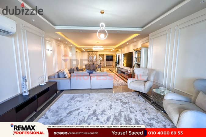 مرخصة فيو مفتوح علي البحر شقة للبيع في الابراهيميه 287 م