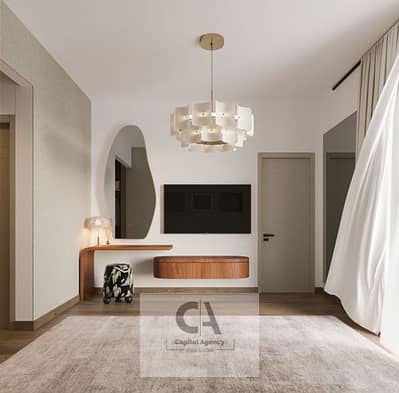 Apartment for sale in New Cairo just minutes from 90th Street on the Suez Road, with only a 5% down payment and equal installments through Sa'ada