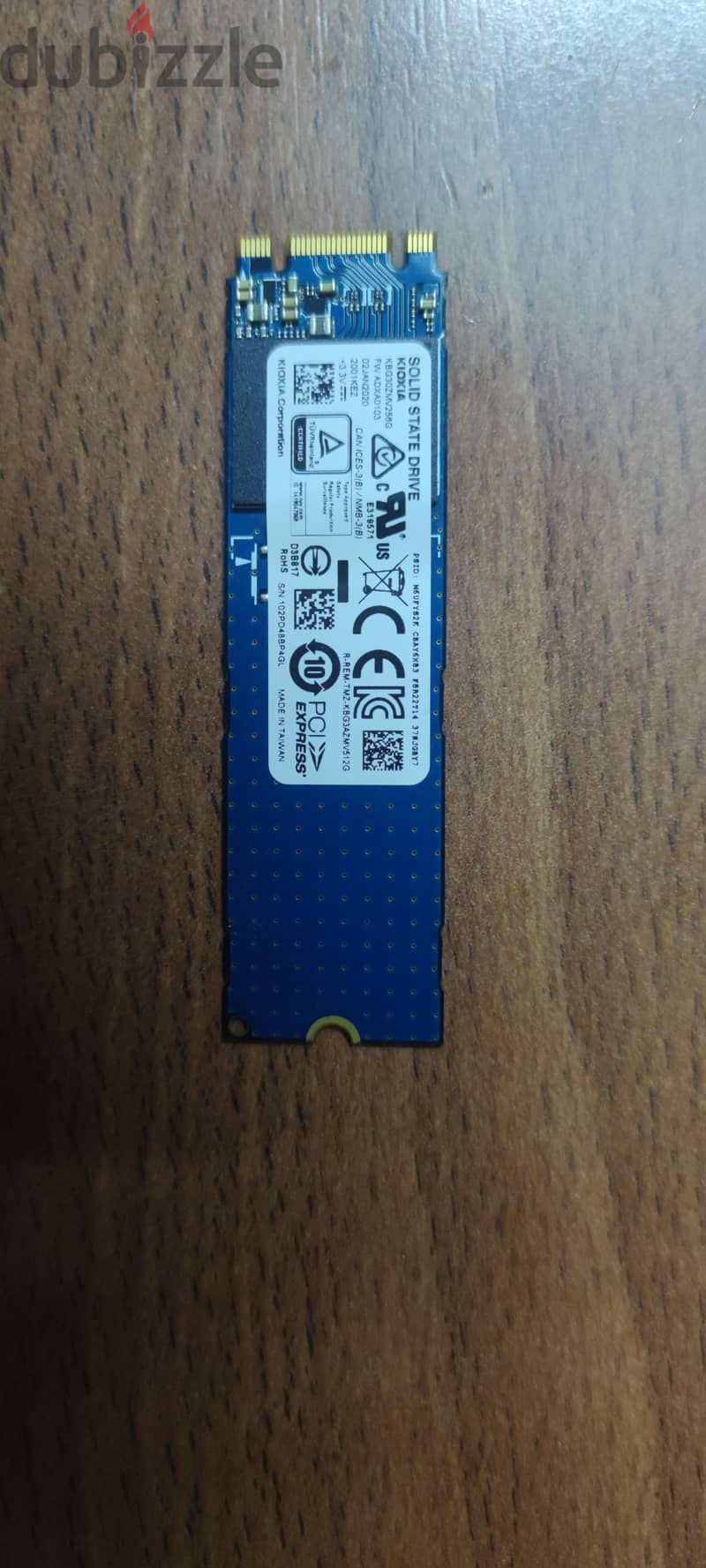 Hard KIOXIA 256G SSD  M. 2 Solid هارد ديسك 256 3