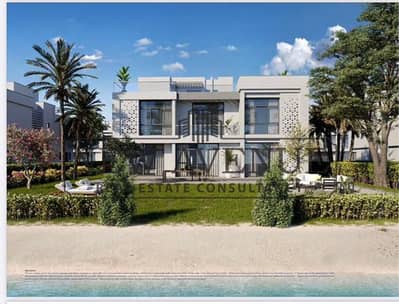 Largest Corner Villa  Lagoon View in Mazarine Island-New Alamein North Coast -Read To move