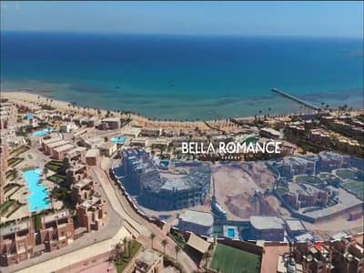 Chalet 80 meters finished in a prime location on the beach in Bella Romance Al-Sokhna - 3 rooms and 2 bathrooms