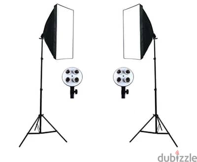 Softbox lightning kit 1 piece 50x70cm 4 socket