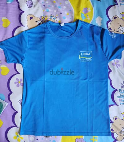 تي شيرت أزرق blue t-shirt