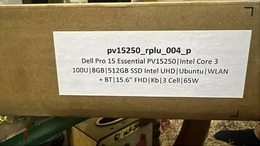لأب توب dell زيرو متبرشم وارد الإمارات