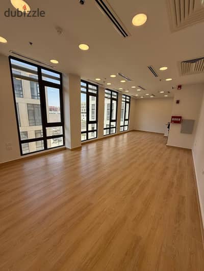 Unique administrative headquarters of 59m, fully finished for rent in the strongest location in District 5, Fifth Settlement