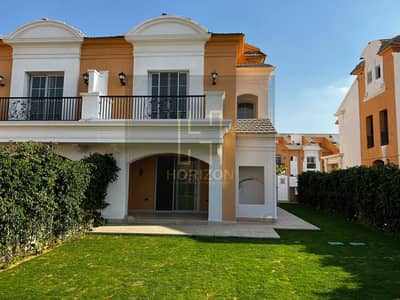 Semi furnished Town corner 3rooms + living with special finishing rent Layan sabbour New Cairo