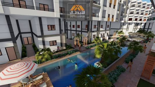 Studio 58 m² for sale inside Al-Nour City Compound, in a prime location in the neighborhoods in front of Best Way Market.