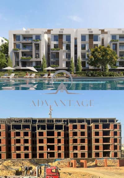 Hotel apartment for sale, 1 bedroom on Suez Road, 10% down payment, prime location facing Madinaty and Open Air Mall, full finishing, ACs, parking and strong rental return plan