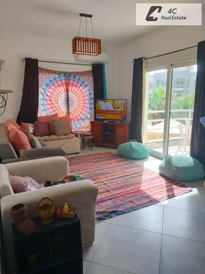 باقل من سعر الشركه  شاليه ريسيل في أمواج الساحل الشمالي بتقسيمه مميزة prime location open view landscape- جاهزة للمعاينه و الاستلام