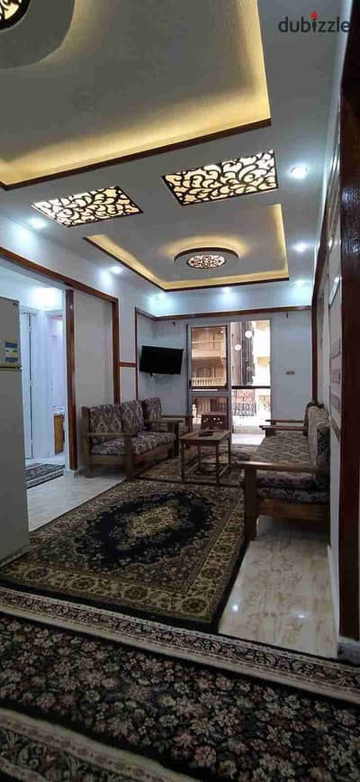 شقه للبيع بالفرش والاجهزة فى الكيلو 21 شاطئ النخيل اسكندريه على شارع رئيسي مدخل رقم 2 للنخيل