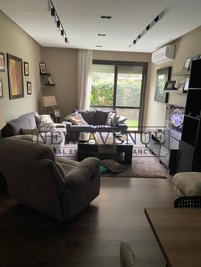 Fully Finished Unique Corner Ground Apartment with Huge Garden and ladscape view ready to move in Eastown New Cairo Developed by Sodic
