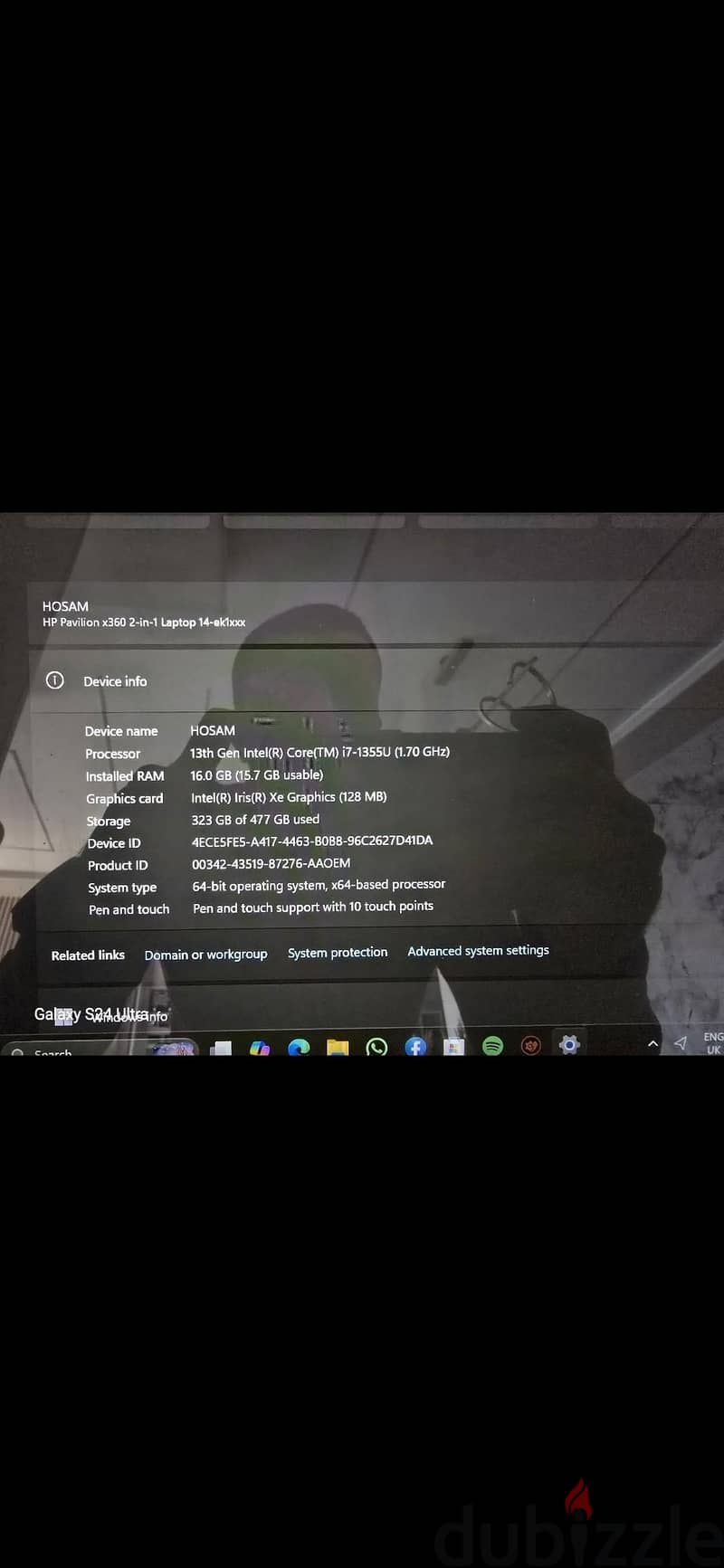 Laptop HP Pavilion x360 7