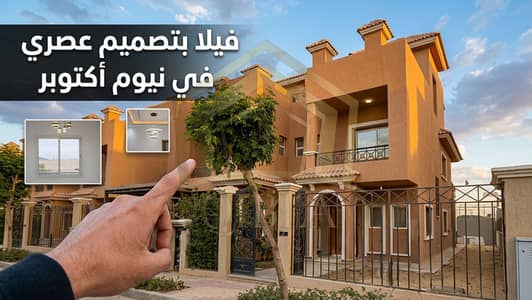 فيلا للبيع في اكتوبر بالتكيفات في كمبوند نيوم اكتوبر