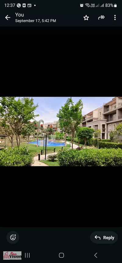 شقه للبيع فى سوديك (اكتوبر بلازا) جاردن 236 متر 44 متر 3 غرف 3 حمام نص تشطيب حصه فى الجراج غرفه تخزين مطلوب 12.000. 000