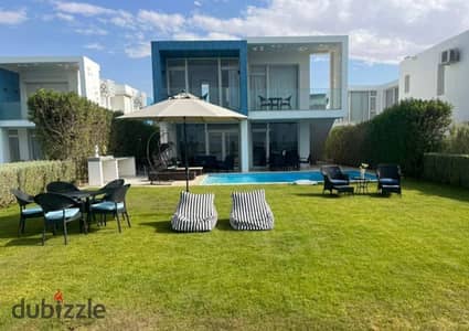 فيلا مباشر علي البحر  تشطيب بالكامل للبيع في  راس الحكمه الساحل الشمالي  داخل فوكا باي Fouka bay